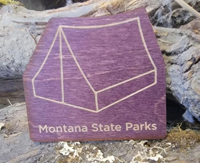 Montana State Park Tent Magnet-MSP-Tent-Magnet---Purple