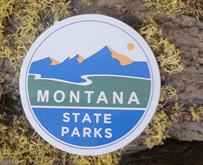 Online - Montana State Park Sticker-MSP-Round-Sticker