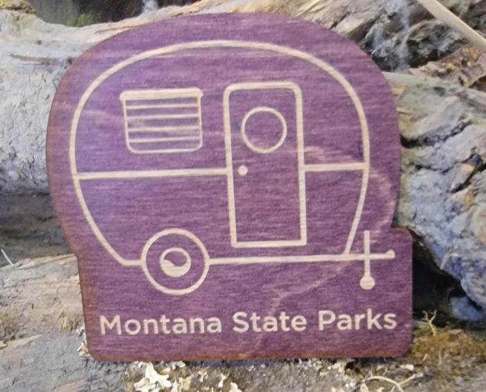 Online - Montana State Park Camper Magnet-MSP-Camper-Magnet---Purple